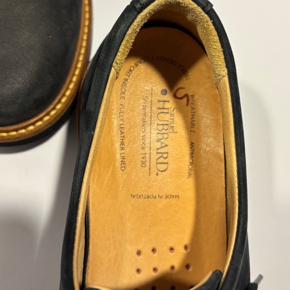 Samuel Hubbard Oxford Derby Shoes Men’s 7 Black Nubuck Leather Vibram Portugal main image 8